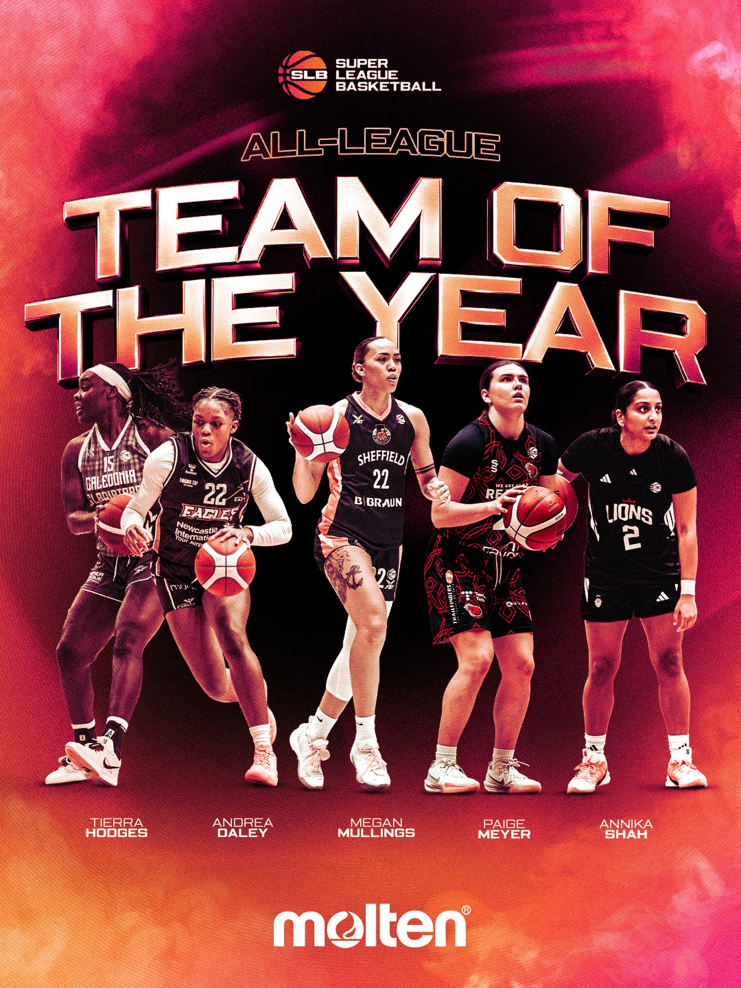 Basketball Molten/Super League Award (Women) - All-League Team of the Year