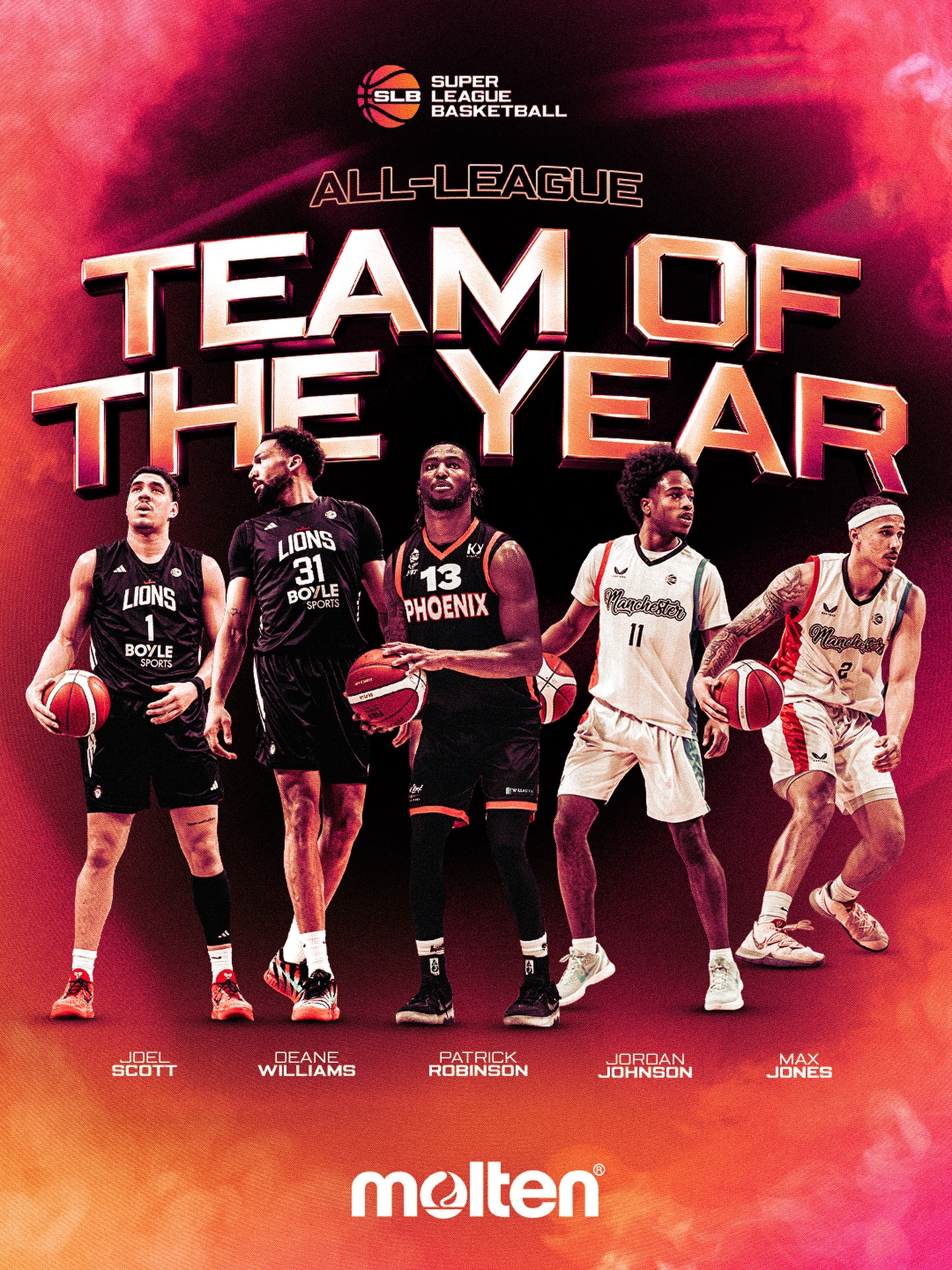 Basketball Molten/Super League Award (Men) - All-League Team of the Year